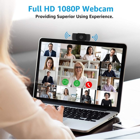 Webcam HD 1080p with Microphone - Picture 3 of 10